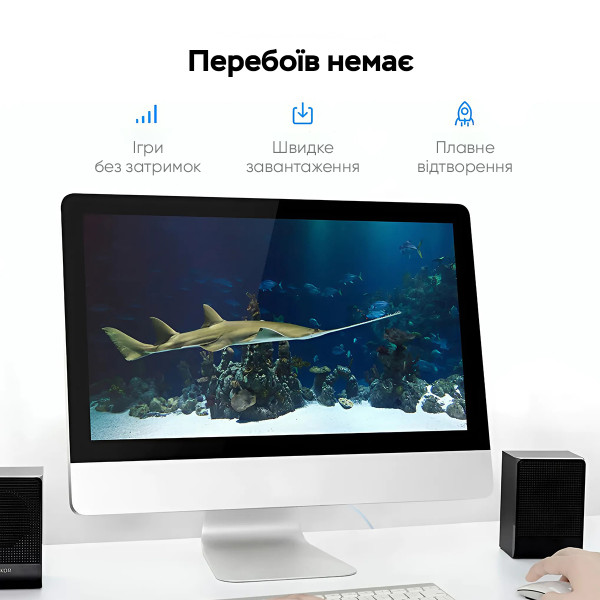 Кабель Vention Cat.5E UTP Patch Cable 1.5M Блакитний (VAP-A10-S150)