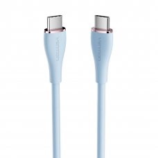 Кабель Vention USB 2.0 C Male to C Male 5A Cable 1.5M Light Блакитний Silicone Type (TAWSG)