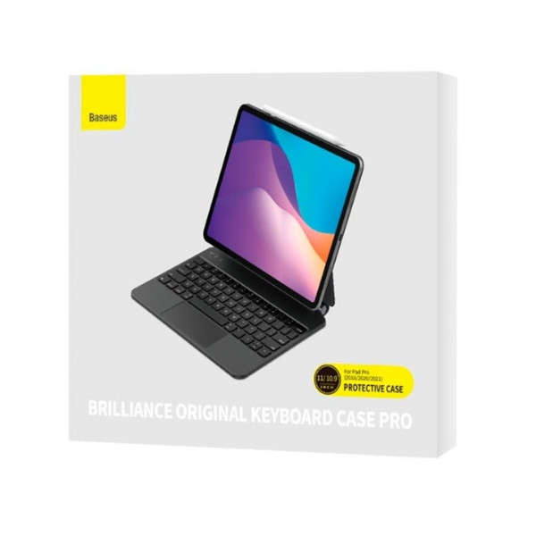 Клавіатура Baseus Brilliance Series Magnetic Keyboard Case for Pad (2019/2020/2021) 10.2″ Cluster Black (with Simple Series Type-C Cable)