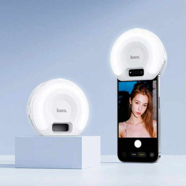 Лампа на телефон HOCO K160 Olas fill light White (6942007671774)