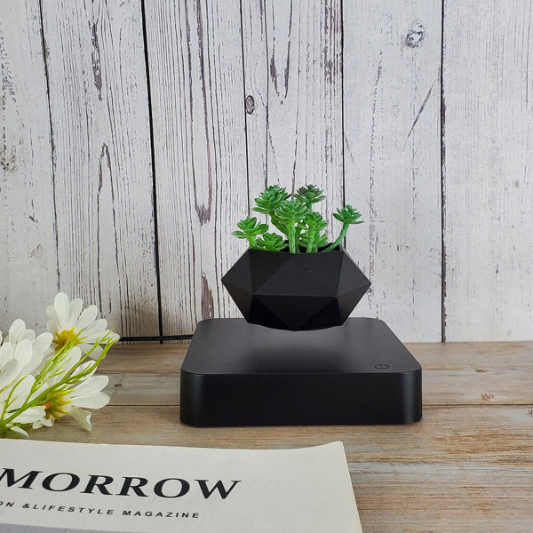 Магнітний левітаційний горщик для рослин HCNT Magnetic Levitating Pot M10-GW4 Black