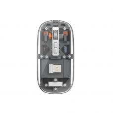 Маніпулятор миша бездротова WIWU Crystal Magnetic Wirless Mouse WM105 (Dual-bluetooth +2.4G three-mode) Grey (6976195091083)