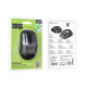 Маніпулятор миша HOCO GM28 2.4G business wireless mouse Black Metal Gray