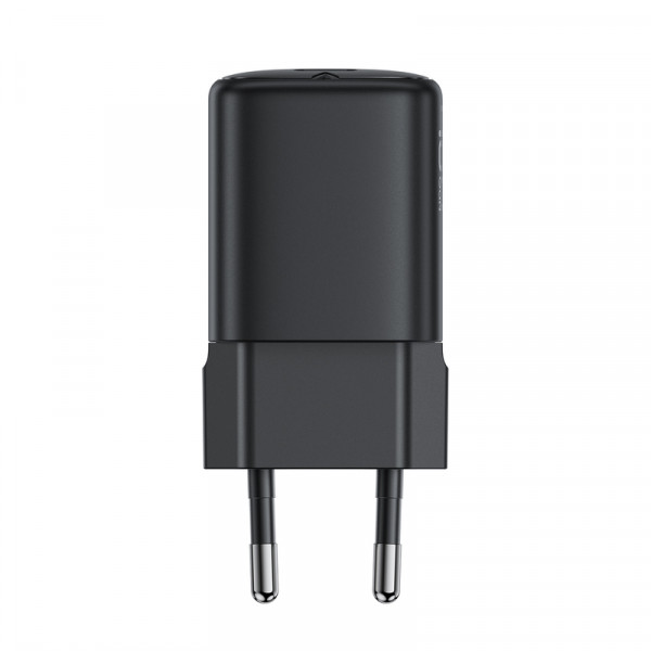 Мережевий зарядний пристрій ACEFAST A136 PD40W mini GaN USB-C fast charger Black (6974316286233)