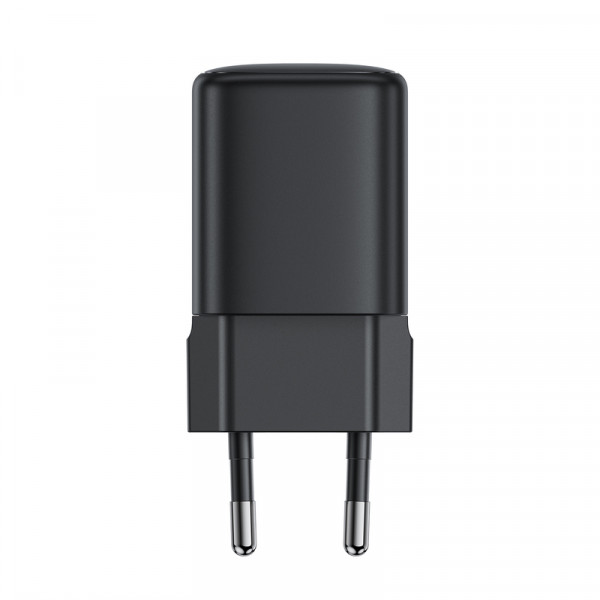 Мережевий зарядний пристрій ACEFAST A136 PD40W mini GaN USB-C fast charger Black (6974316286233)