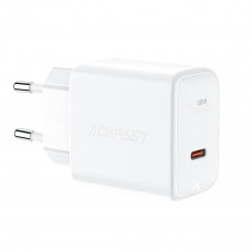Мережевий зарядний пристрій ACEFAST A21 30W GaN single USB-C charger Білий