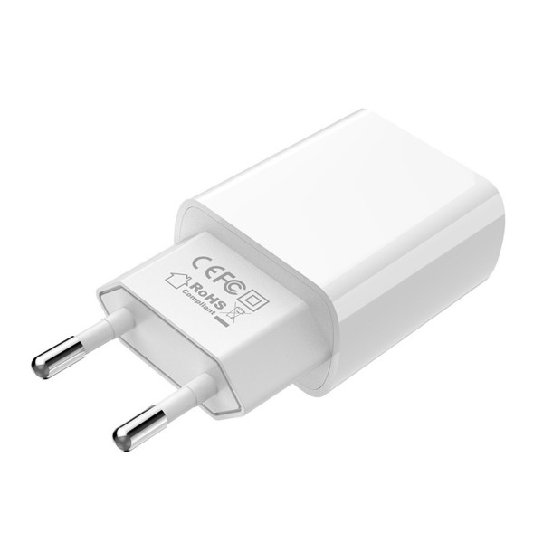 Мережевий зарядний пристрій BOROFONE BA20A Sharp single port charger set(Type-C) 10.5W Білий