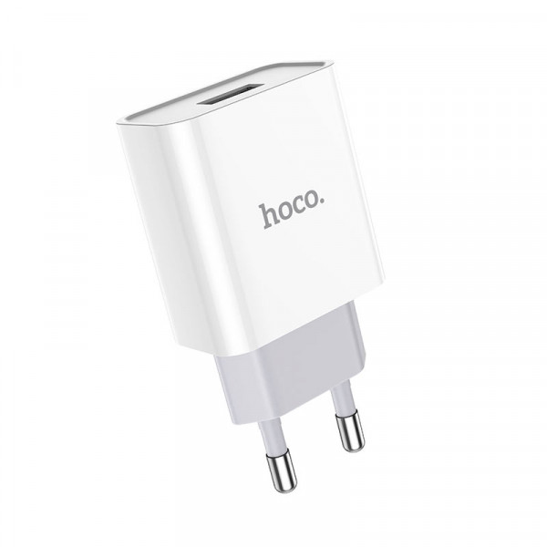 Мережевий зарядний пристрій HOCO C81A Asombroso single port charger set(Micro) 10.5W Білий