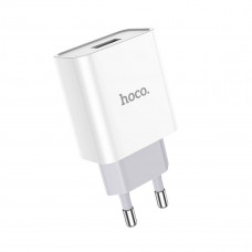 Мережевий зарядний пристрій HOCO C81A Asombroso single port charger set(Micro) 10.5W Білий