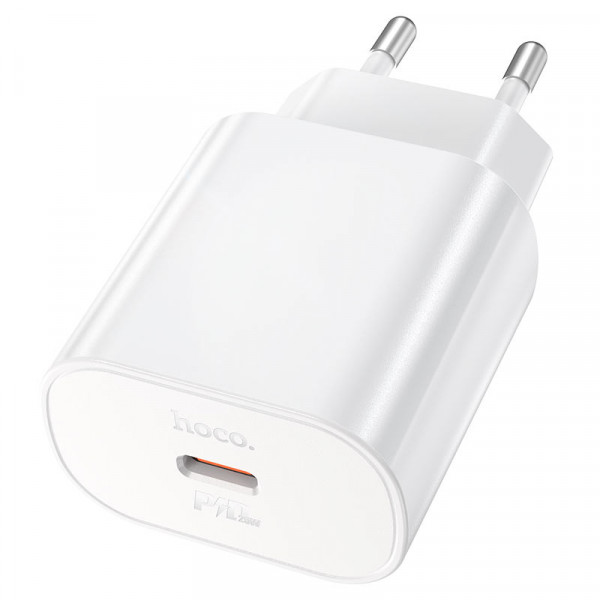 Мережевий зарядний пристрій HOCO N22 Jetta PD25W charger White