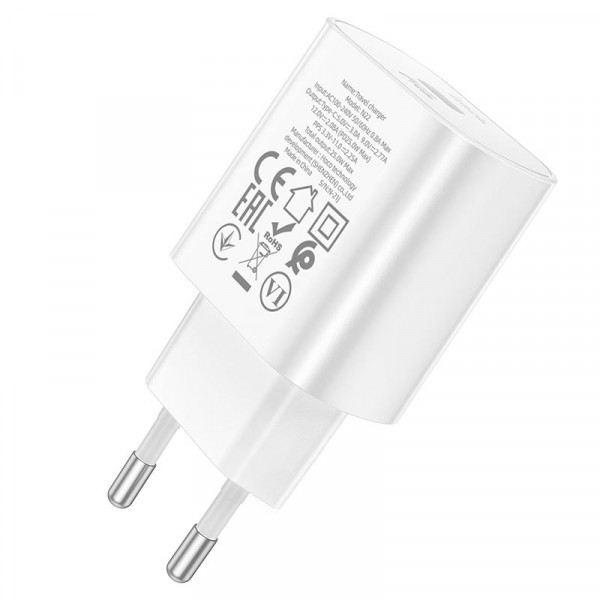 Мережевий зарядний пристрій HOCO N22 Jetta PD25W charger White