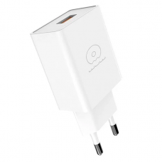 Мережевий зарядний пристрій WUW-C186 Single USB charger (6972573336371)