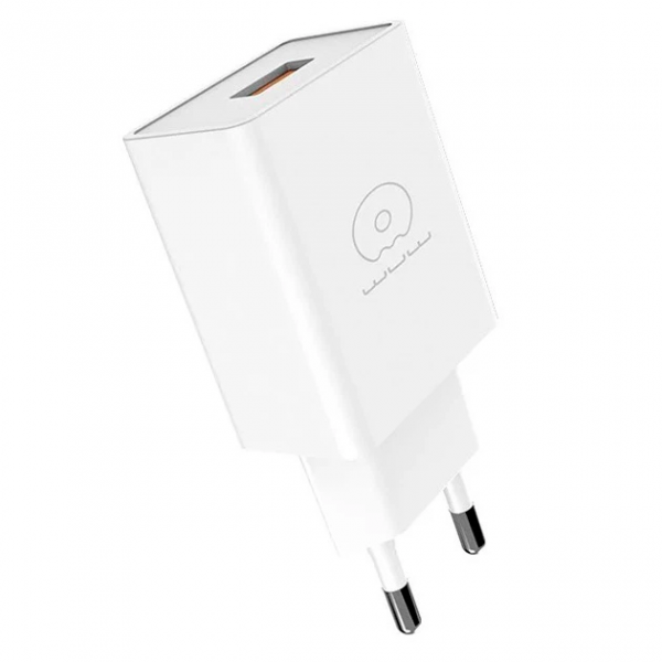 Мережевий зарядний пристрій WUW-C186 Single USB charger (6972573336371)