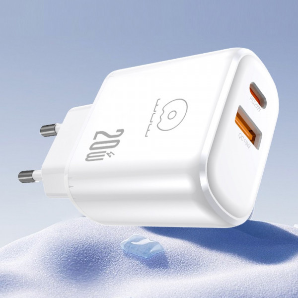 Мережевий зарядний пристрій WUW-C276 PD20W+QC18W (6978749570204)
