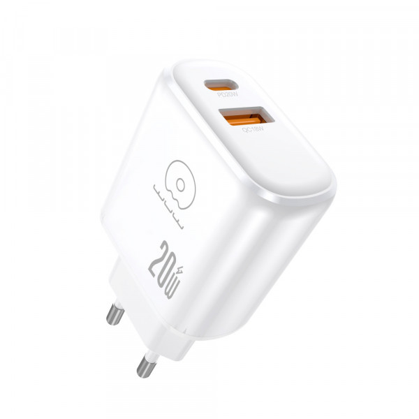 Мережевий зарядний пристрій WUW-C276 PD20W+QC18W (6978749570204)