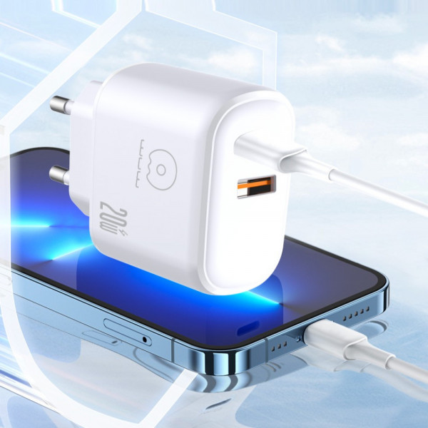 Мережевий зарядний пристрій WUW-C276 PD20W+QC18W (6978749570204)
