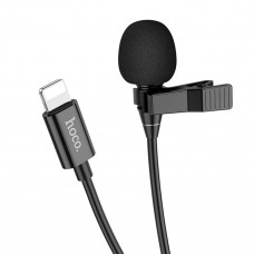 Мікрофон-петличка HOCO L14 iP Lavalier microphone Чорний