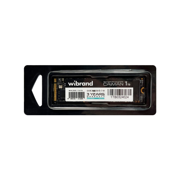 Накопичувач SSD M.2 Wibrand Caiman 1TB NVMe 2280 PCIe 3.0 3D NAND