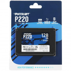Накопичувач SSD Patriot P220 128GB 2.5" 7mm SATAIII (P220S128G25)