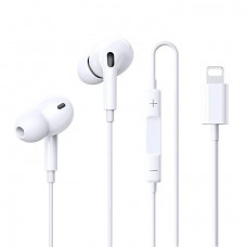 Навушники дротові REMAX Wired Earphones for Music and Call RM-575/a/i (Lightning) White (6954851234715)
