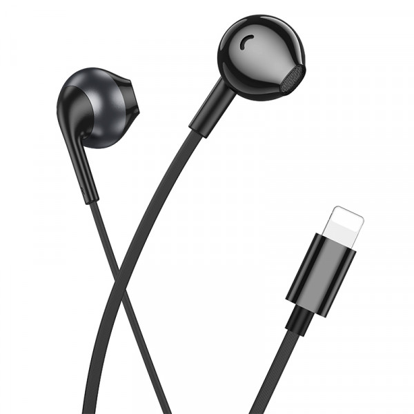 Навушники HOCO M115 Sagacious universal earphones with microphone iP Black (6942007640008)