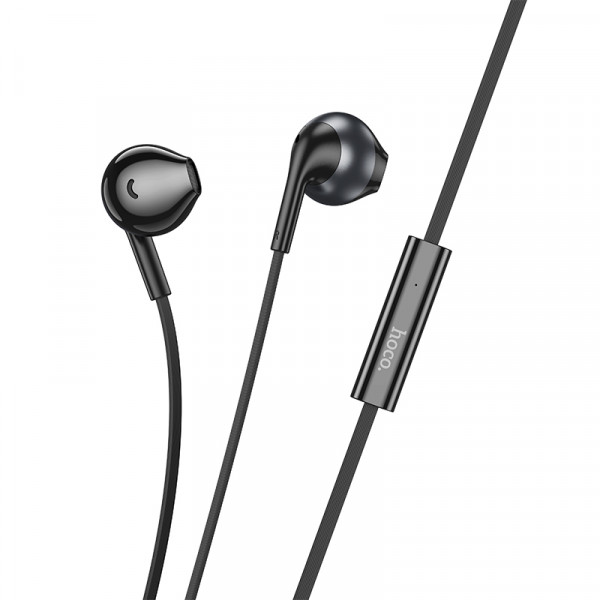 Навушники HOCO M115 Sagacious universal earphones with microphone iP Black (6942007640008)