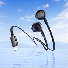 Навушники HOCO M115 Sagacious universal earphones with microphone iP Black (6942007640008)