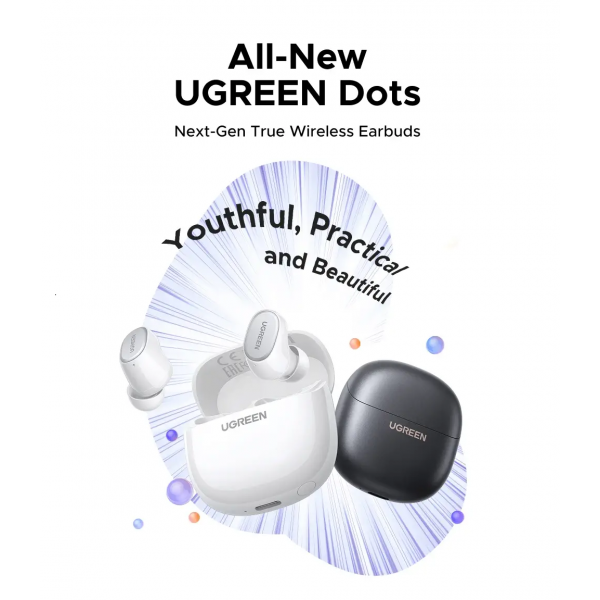Бездротові навушники TWS UGREEN WS220 Dots White (UGR-75627)