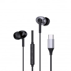 Навушники WIWU Type-C Stereo Wired Earbuds EB318 Black (6977703656664)