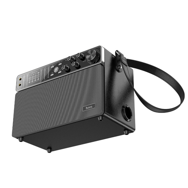 Портативна колонка HOCO BS50 Chanter wireless double mic karaoke BT speaker Black