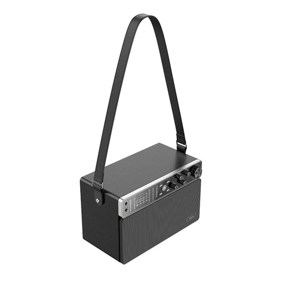 Портативна колонка HOCO BS50 Chanter wireless double mic karaoke BT speaker Black