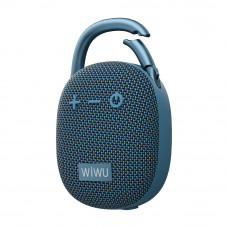 Портативна колонка WIWU H3 Clip Fun Portable Wireless Speaker Blue (6977703650716)