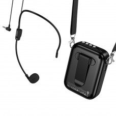 Портативна колонка з гарнітурою HOCO L23 Lemony speaker with wired microphone 5W Black (6942007672160)