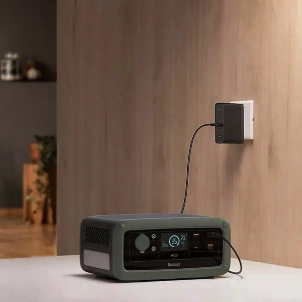 Портативна зарядна станція Baseus ioTa Series Portable Power Station 450W (DE/EU 220V) Cold Green