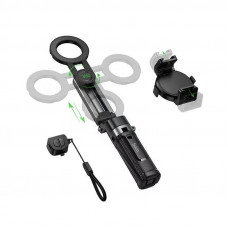 Селфі-монопод HOCO K27 Pro Magic mini live broadcast stand(pull clip+magnetic focusing version) Black (6942007668743)