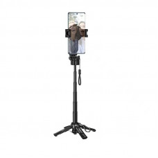 Селфі-монопод HOCO K27 Pro Magic mini live broadcast stand(pull clip+magnetic focusing version) Black (6942007668743)