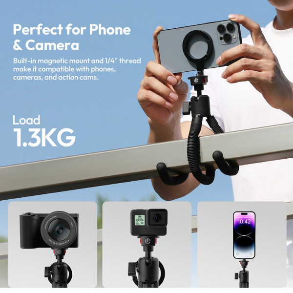 Штатив Ulanzi MT30 Magnetic Flexible Tripod (T137)
