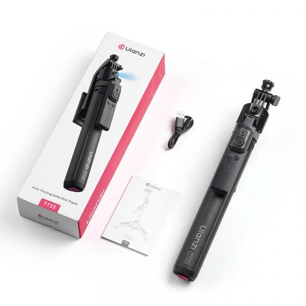 Штатив з автоматичним стеженням Ulanzi TT23 Auto-Tracking Selfie Stick Tripod Black (T168)