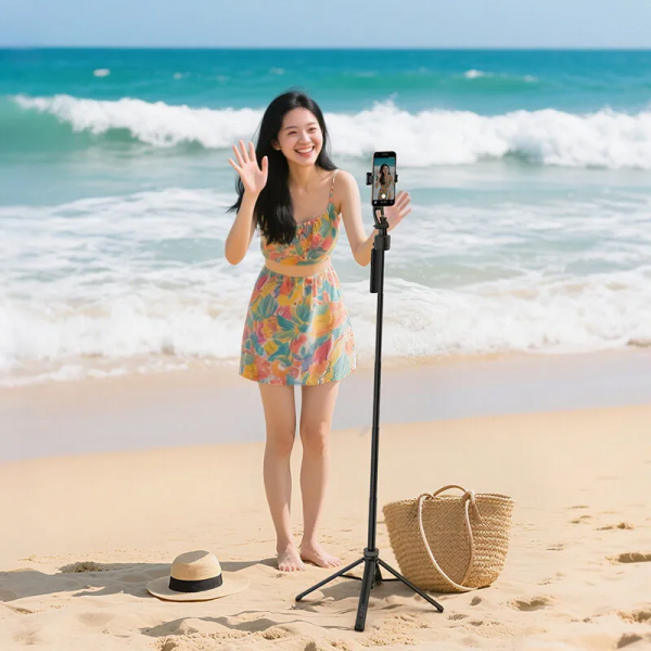 Штатив з автоматичним стеженням Ulanzi TT23 Auto-Tracking Selfie Stick Tripod Black (T168A)