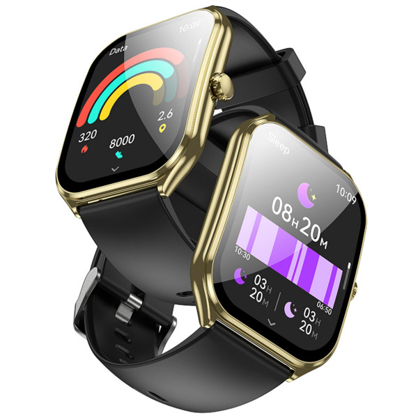 Смарт-годинник HOCO Y28 AMOLED Smart sports watch (call version) Gold