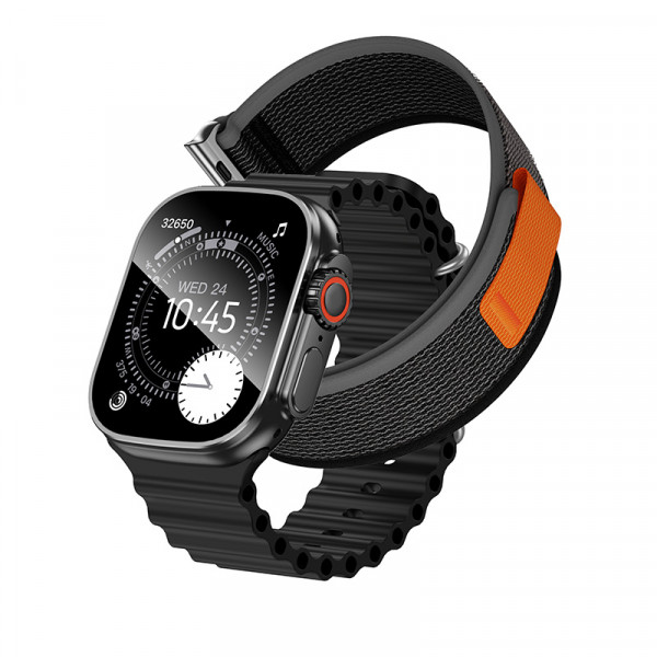 Смарт-годинник HOCO Y42 Ultra Smart watch(call version) Black (6942007675291)