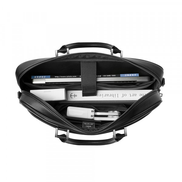Сумка WIWU Master Fingerprint Lock Brief Case Black (6976195096989)