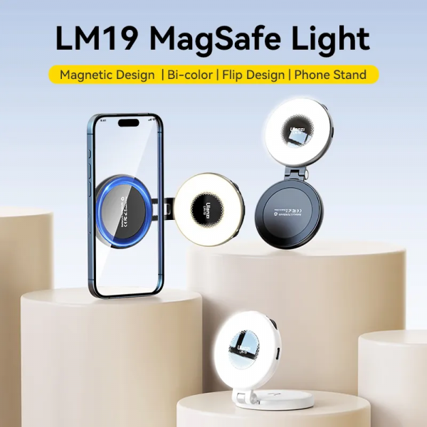 Світло для айфона магнітне Ulanzi LM19 Magsafe Fill Light Black (L049GBB1 LM19) (L049GBB1)
