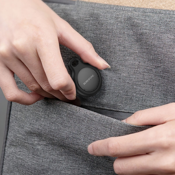 Трекер BOROFONE BC101 Exquisite smart positioning anti-lost device Midnight Black (6941991117114)