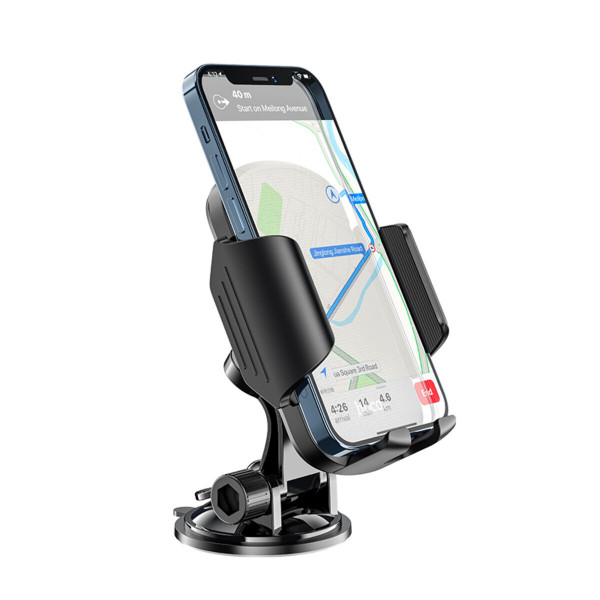 Тримач для мобільного HOCO CA82 Just fast suction cup car holder Чорний
