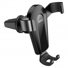 Тримач для мобільного HOCO CA92 Gold shield air outlet gravity holder Чорний