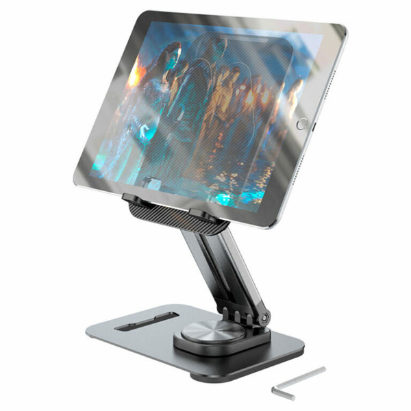 Тримач для мобільного HOCO PH48 Fun dual axis 360 rotating tablet desktop holder Чорний