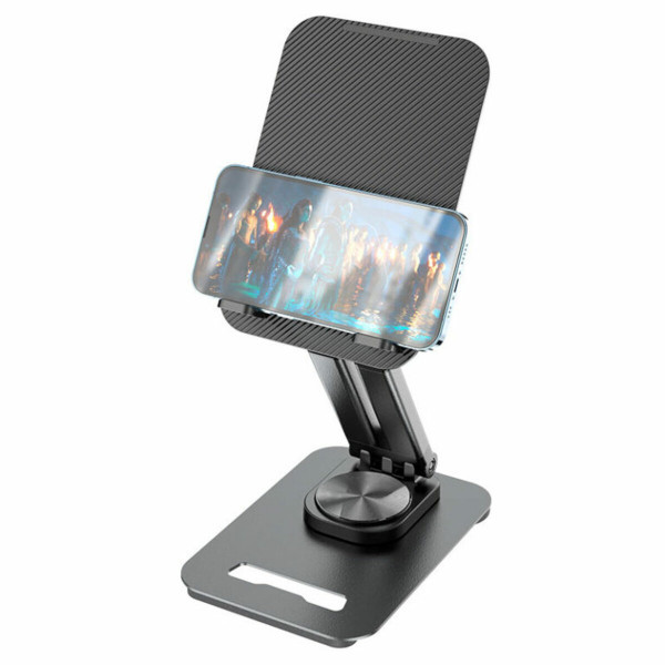 Тримач для мобільного HOCO PH48 Fun dual axis 360 rotating tablet desktop holder Чорний