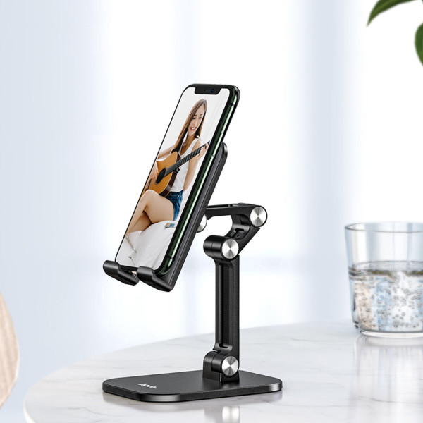 Тримач для телефона HOCO PH34 Excelente double folding desktop stand Чорний