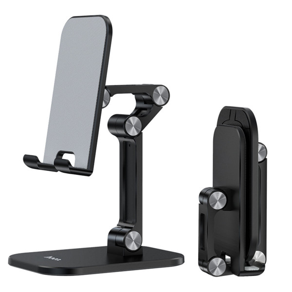 Тримач для телефона HOCO PH34 Excelente double folding desktop stand Чорний